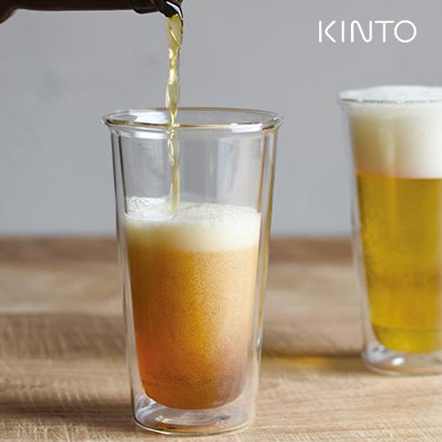 KINTO キントー CAST ダブルウォール ビアグラス 21432 ビール お酒 酒 グラス 水滴 おしゃれ 耐熱 割れない