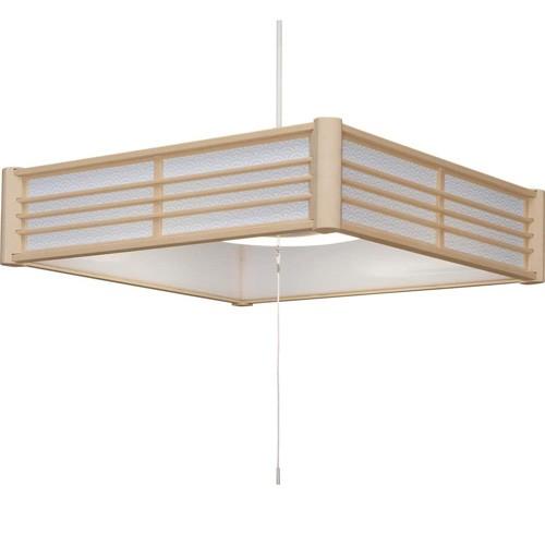 アイリスオーヤマ LED和風ペンダントライト 8畳 調光・調色機能付き 青海波 PLM8DL-SK