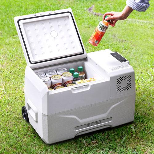 アイリスオーヤマ ポータブル冷蔵冷凍庫 30L IPD-3B-W ホワイト
