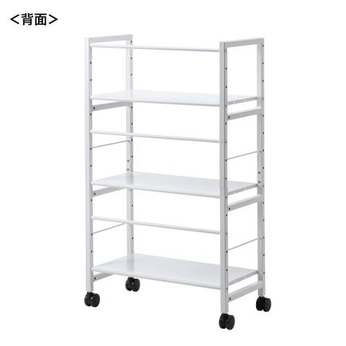 サンワサプライ 高耐荷重ワゴン 3段 ホワイト WG-208_10