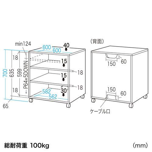 安心の正規品は メーカー直送 サンワサプライ レーザープリンタスタンド LPS-T102KN