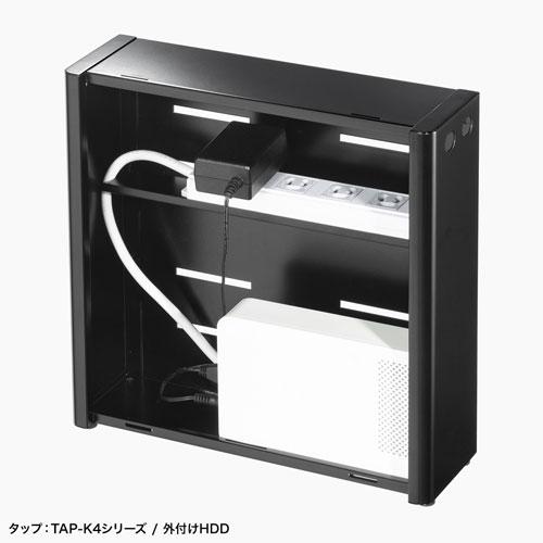 サンワサプライ VESA取付けセキュリティボックス 大 MR-VESA10Lの画像