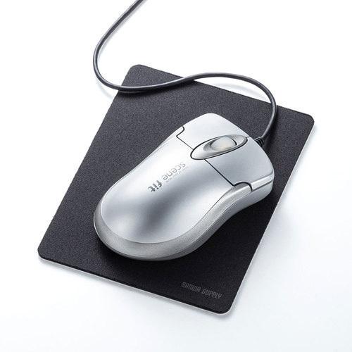 サンワサプライ ずれないマウスパッド Sサイズ ブラック MPD-NS6BK-S｜webby｜02