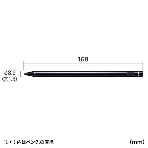 サンワサプライ 充電式極細タッチペン ブラック PDA-PEN46BK｜webby｜09