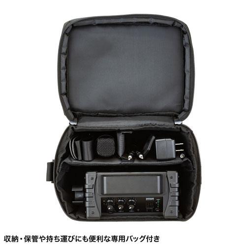 サンワサプライ ワイヤレスマイク付き拡声器スピーカー バッテリー内蔵・ワイヤレスマイク1本対応 ブラック MM-SPAMP17の画像