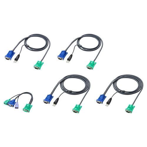 サンワサプライ パソコン自動切替器 4:1 SW-KVM4LUN2 : webby shop
