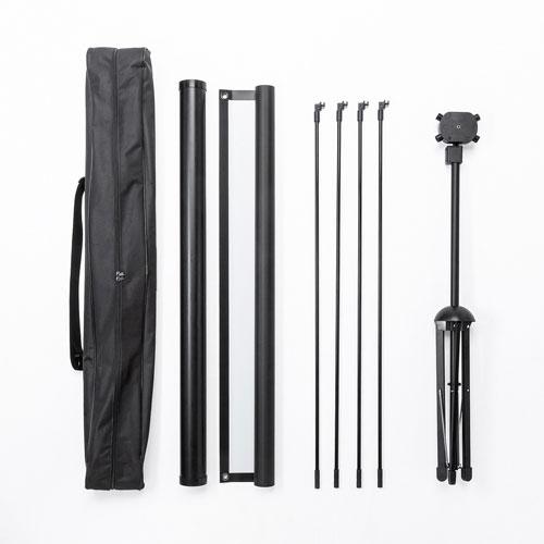 サンワサプライ プロジェクタースクリーン 80型 三脚式 コンパクト収納 360°回転 PRS-SX80HD_16