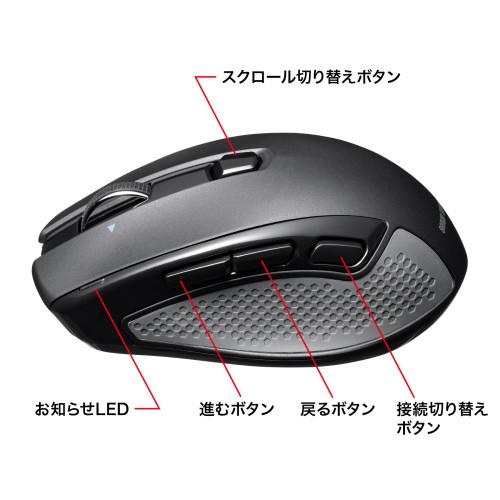 サンワサプライ Bluetooth 高速スクロールマウス チルトホイール サンワサプライ Bluetooth 高速スクロールマウス チルトホイール