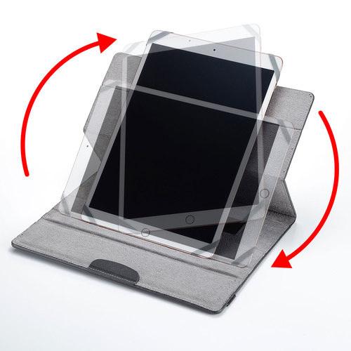 サンワサプライ 汎用タブレットケース 10インチ 回転スタンド PDA-TABKA10BK｜webby｜04