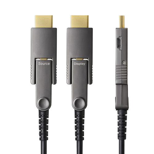 サンワサプライ 4K60Hz対応光ファイバHDMIケーブル 20m KM-HD20