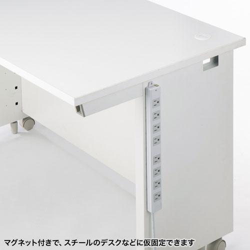 サンワサプライ 工事物件タップ 1m 8個口 グレー TAP-KS8N-1｜webby｜15