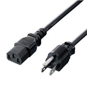 サンワサプライ 電源コード Iec C13 3pオス 2m ブラック Kb D3215a 4969887834169 Webby Shop 通販 Yahoo ショッピング