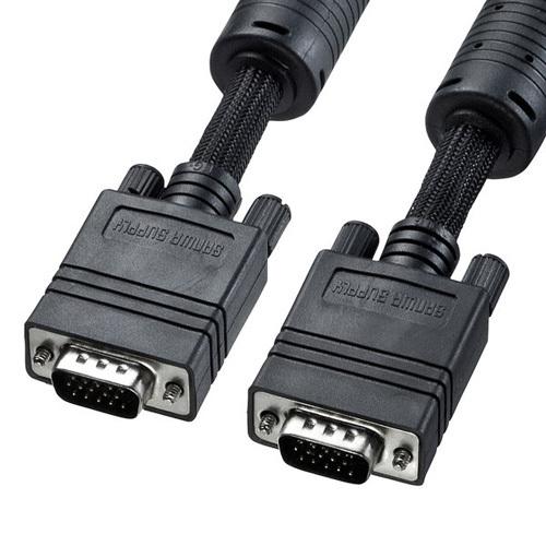 サンワサプライ ナイロンメッシュディスプレイケーブル 15m KC-NMV150K