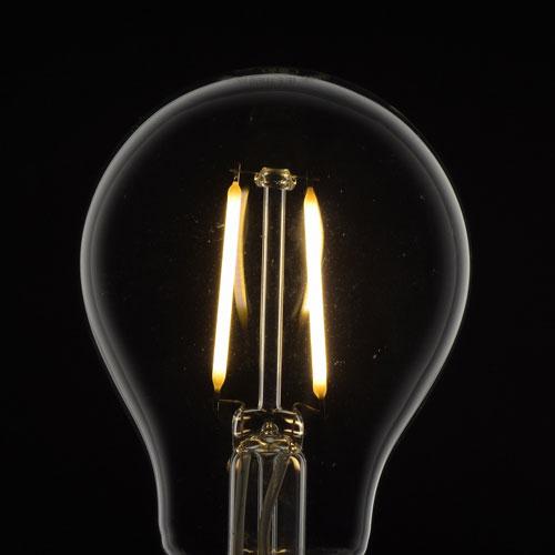 オーム電機 LED電球 フィラメント 一般電球形 E26 20W形相当 クリア