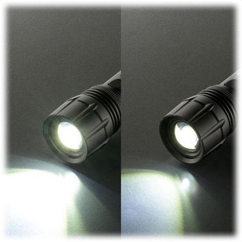 オーム電機 防水LEDズームライト レッドカイザー 700ルーメン LHA-KS431PZ-K2｜webby｜02