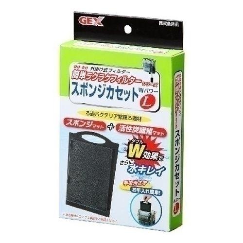 ジェックス GEX 簡単ラクラクフィルタースポンジWパワー L : webby