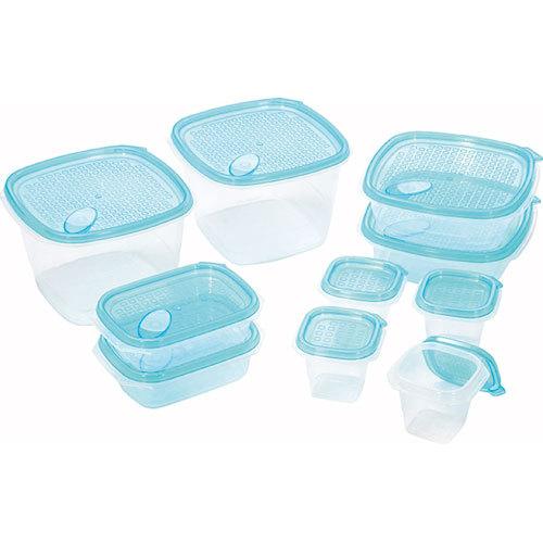 カクセー クリアブルーコンテナ ワンタッチ 10個入 CB-10PC : webby 