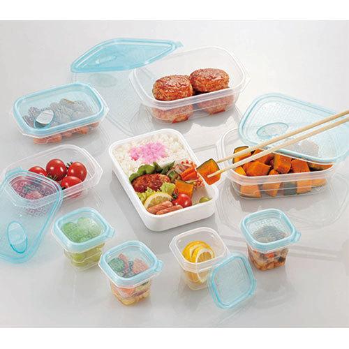 カクセー クリアブルーコンテナ ワンタッチ 10個入 CB-10PC : webby