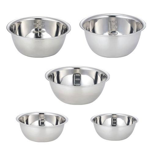 ボール セット 目盛付き 14cm 16cm cm 22cm 24cm調理がはかどるステンレスボウル 5pcs St 5 Webby Shop 通販 Yahoo ショッピング