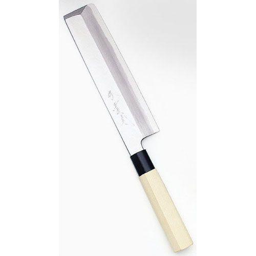 堺實光 特製霞 薄刃 片刃 24cm 34366