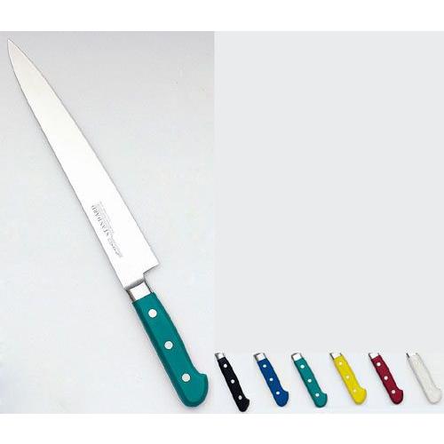 堺實光 STD抗菌パソコン 筋引 両刃 27珊 青 56012 包丁、ナイフ-キッチン、日用品、文具-柳刃包丁