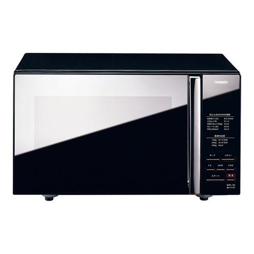 TWINBIRD(ツインバード) 電子レンジ　DR-D269B ツインバード TWINBIRD ミラーガラスフラット電子レンジ 静音モード付