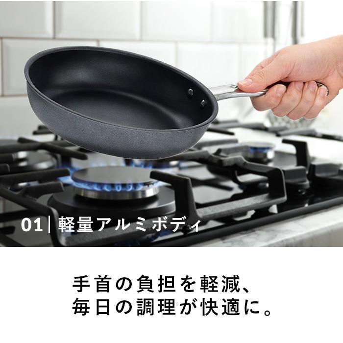 マイヤー MEYER ミニマル フライパン 26cm ブラック 軽量アルミ IH対応