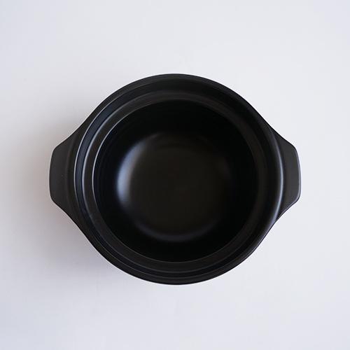 HARIO ハリオ フタがガラスのご飯釜2~3合 GNR-200-B-W 萬古焼 HARIO ハリオ フタがガラスのご飯釜2~3合 GNR-200-B-W 萬古焼