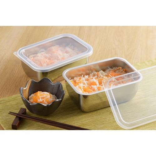 保存容器 ステンレス 蓋付き 2個セット日本製 燕三条 : webby shop