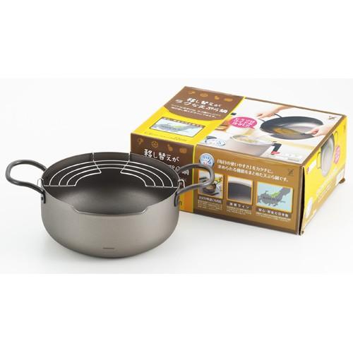 天ぷら鍋 Ih対応 ガス火対応 取っ手付き 移し替え簡単 鍋 おしゃれ 天ぷら 揚げ物 22cm Sj2234 日本製 燕三条 ヨシカワ Webby Shop 通販 Yahoo ショッピング