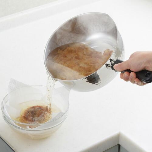 ヨシカワ 味壱 あじいち ステンレス雪平鍋 20cm SJ3413 日本製 雪平鍋