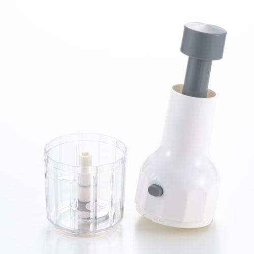 ヨシカワ 押すだけ簡単フードプロセッサー 450ml YJ3699 ヨシカワ 押すだけ簡単フードプロセッサー 450ml YJ3699