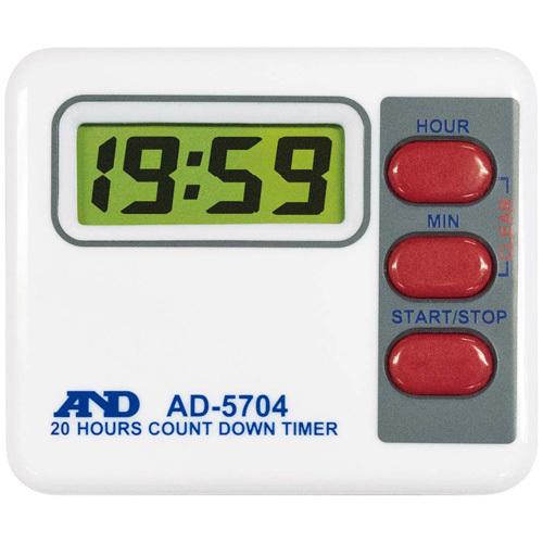 A＆D デジタル タイマー 20時間計 Type A AD5704｜webby
