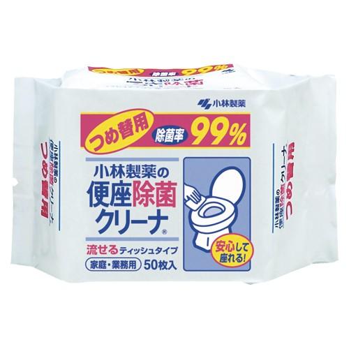 小林製薬 便座除菌クリーナ 詰替用 50枚入 099229｜webby