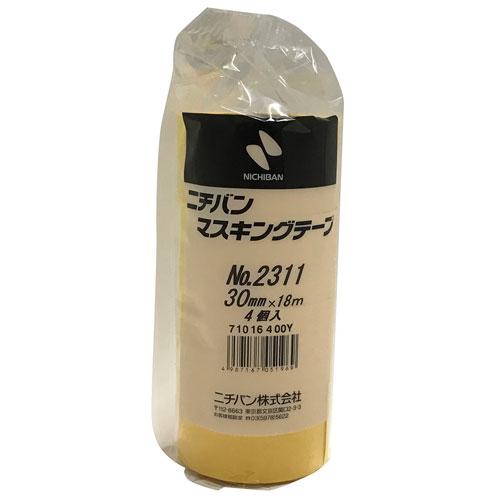 ニチバン マスキングテープ No.2311 30mm×18m 4巻 AF-1225 : webby