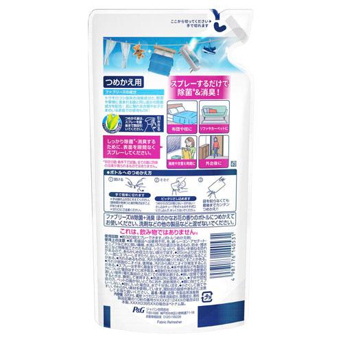 P&G ファブリーズ W除菌 ほのかなお花の香り 詰め替え 320ml|webby|02