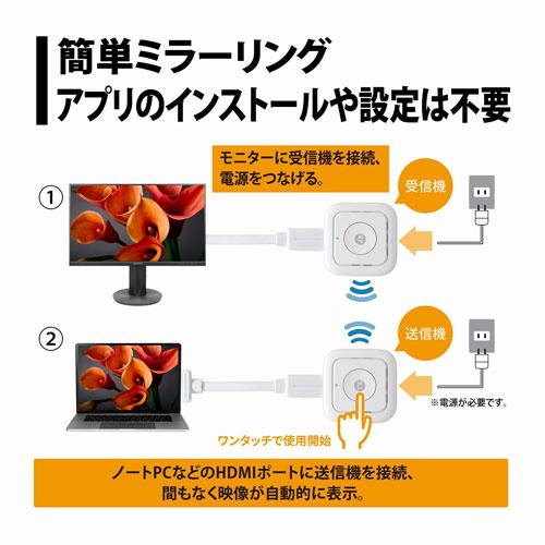 プリンストン PRINCETON プリンストン SimpleCastPocketMini用HDMI子機×2台セット SC-POCKETMINI-H1SETの画像