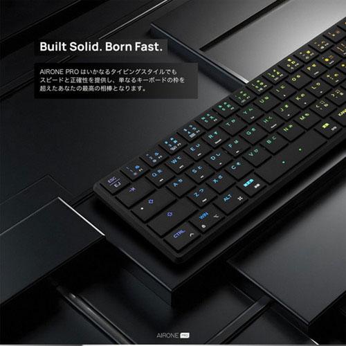 Barocco Mistel AirOne Pro 超薄型 キーボード 日本語JIS配列 VIA