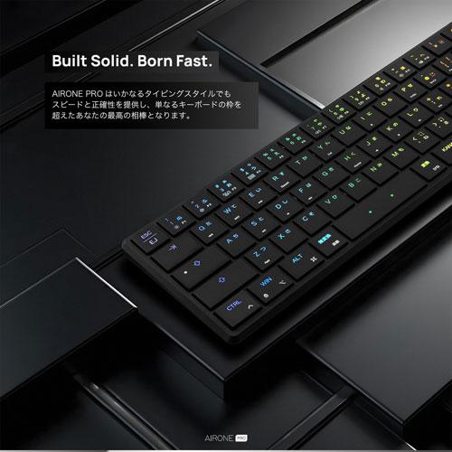Barocco Mistel AirOne Pro 超薄型 キーボード 日本語JIS配列 VIA