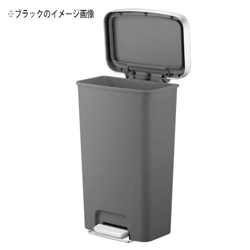 一年保証 EKO ハナステップピン 45L ホワイト ペダル式 キャスター付 EK6266-45L-WH 持ち運び便利 ダストボックス おしゃれ ゴミ箱 プラスチック_4