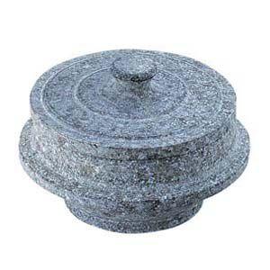長水 石焼釜 補強なし フタ付き 18cm YS-0218T