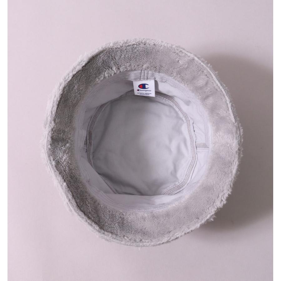 チャンピオン バケットハット フリース ボア レディース メンズ チケットネーム フリーサイズ CHAMPION バケハ 帽子 ハット ロゴ 刺繍 | Champion | 13