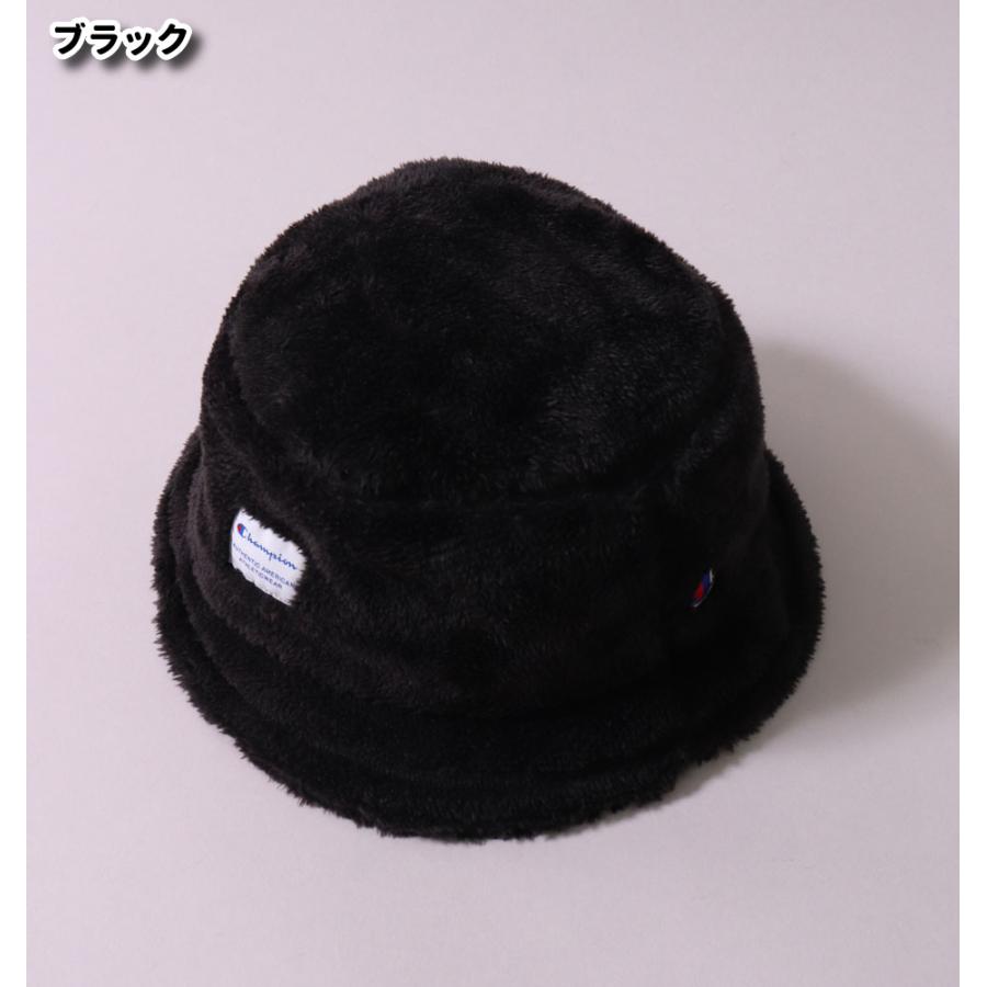 チャンピオン バケットハット フリース ボア レディース メンズ チケットネーム フリーサイズ CHAMPION バケハ 帽子 ハット ロゴ 刺繍 | Champion | 14