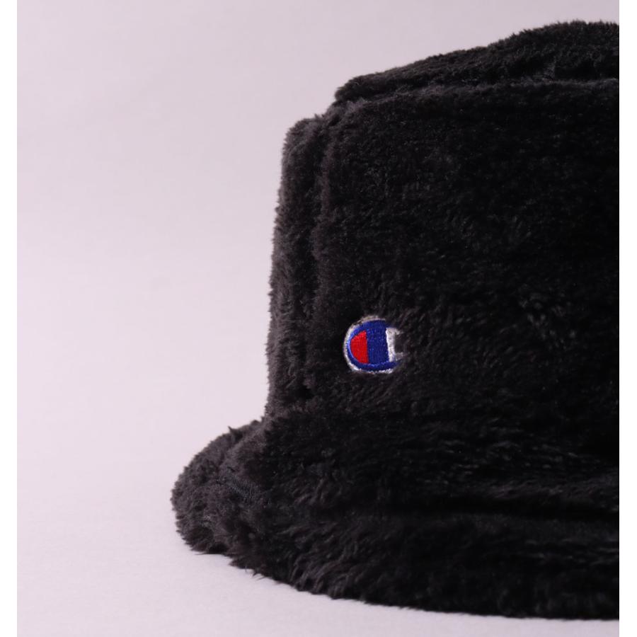 チャンピオン バケットハット フリース ボア レディース メンズ チケットネーム フリーサイズ CHAMPION バケハ 帽子 ハット ロゴ 刺繍 | Champion | 16