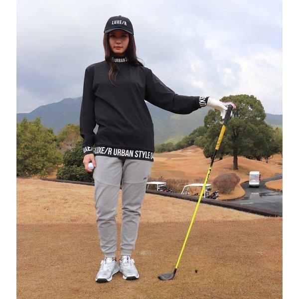 ジョガーパンツ メンズ レディース 男女兼用  ストレッチ ラグジュゴルフ LUXE/R GOLF  止水ジップ ウェストゴム ゴルフウェア スウェットパンツ | LUXE/R | 01