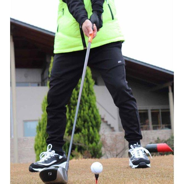 ジョガーパンツ メンズ レディース 男女兼用  ストレッチ ラグジュゴルフ LUXE/R GOLF  止水ジップ ウェストゴム ゴルフウェア スウェットパンツ | LUXE/R | 02
