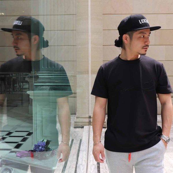 帽子 メンズ レディース ツイルキャップ ラグジュゴルフ ゴルフ フリーサイズ ストレートツバ 刺繍 ロゴ ベースボールキャップ 6パネル 熱中症対策 日焼け対策 | LUXE/R | 02