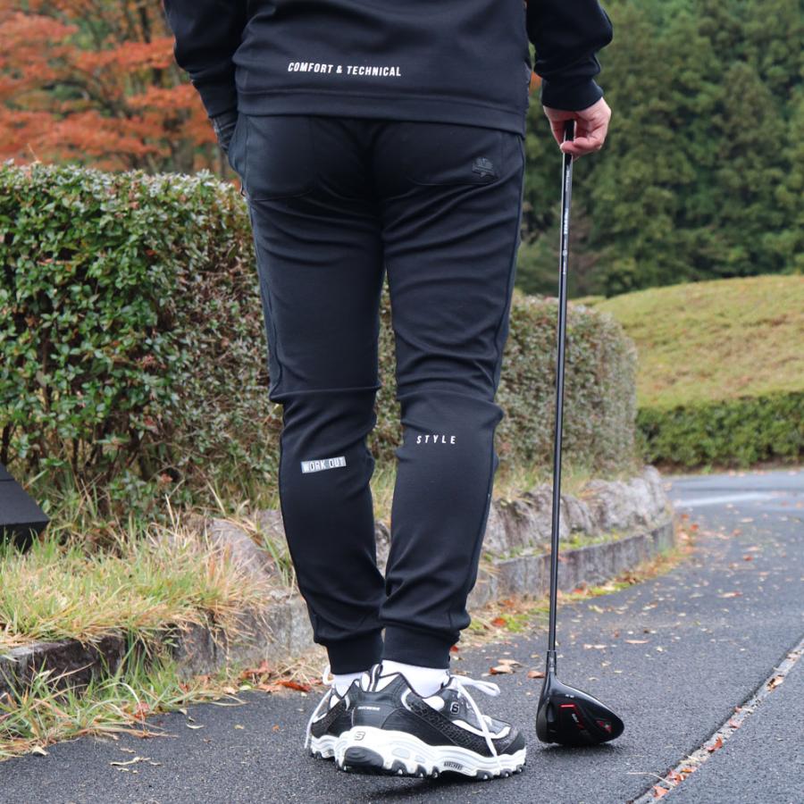 ジョガーパンツ メンズ レディース ユニセックス ジャージ ダウン 切り替え ストレッチ ラグジュゴルフ LUXE/R GOLF セットアップ可能 | LUXE/R | 07