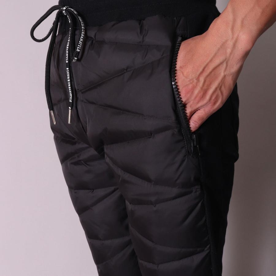 ジョガーパンツ メンズ レディース ユニセックス ジャージ ダウン 切り替え ストレッチ ラグジュゴルフ LUXE/R GOLF セットアップ可能 | LUXE/R | 08
