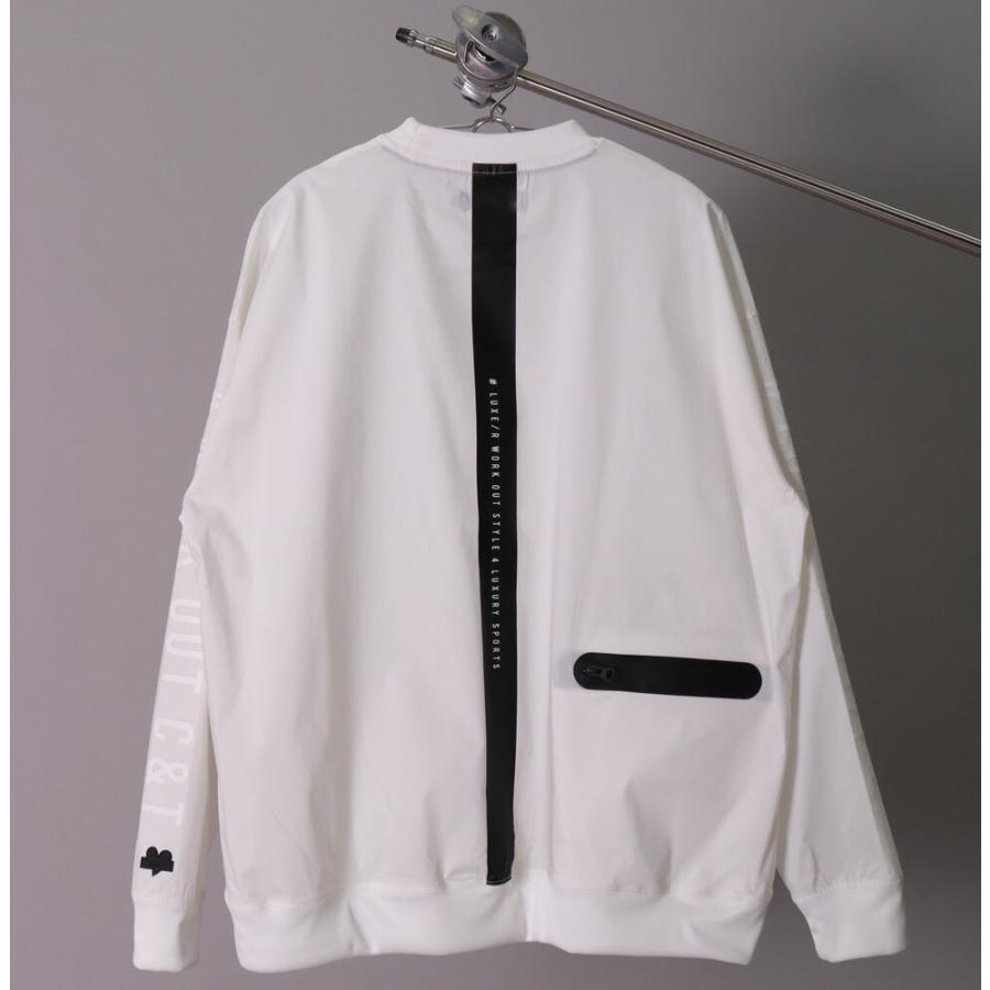 ラグジュ ゴルフ ゴルフウェア Tシャツ メンズ レディース ユニセックス 長袖  LUXE/R GOLF ストレッチ ブロード ユニセックス ロンT M L XL 3L 4L | LUXE/R | 10